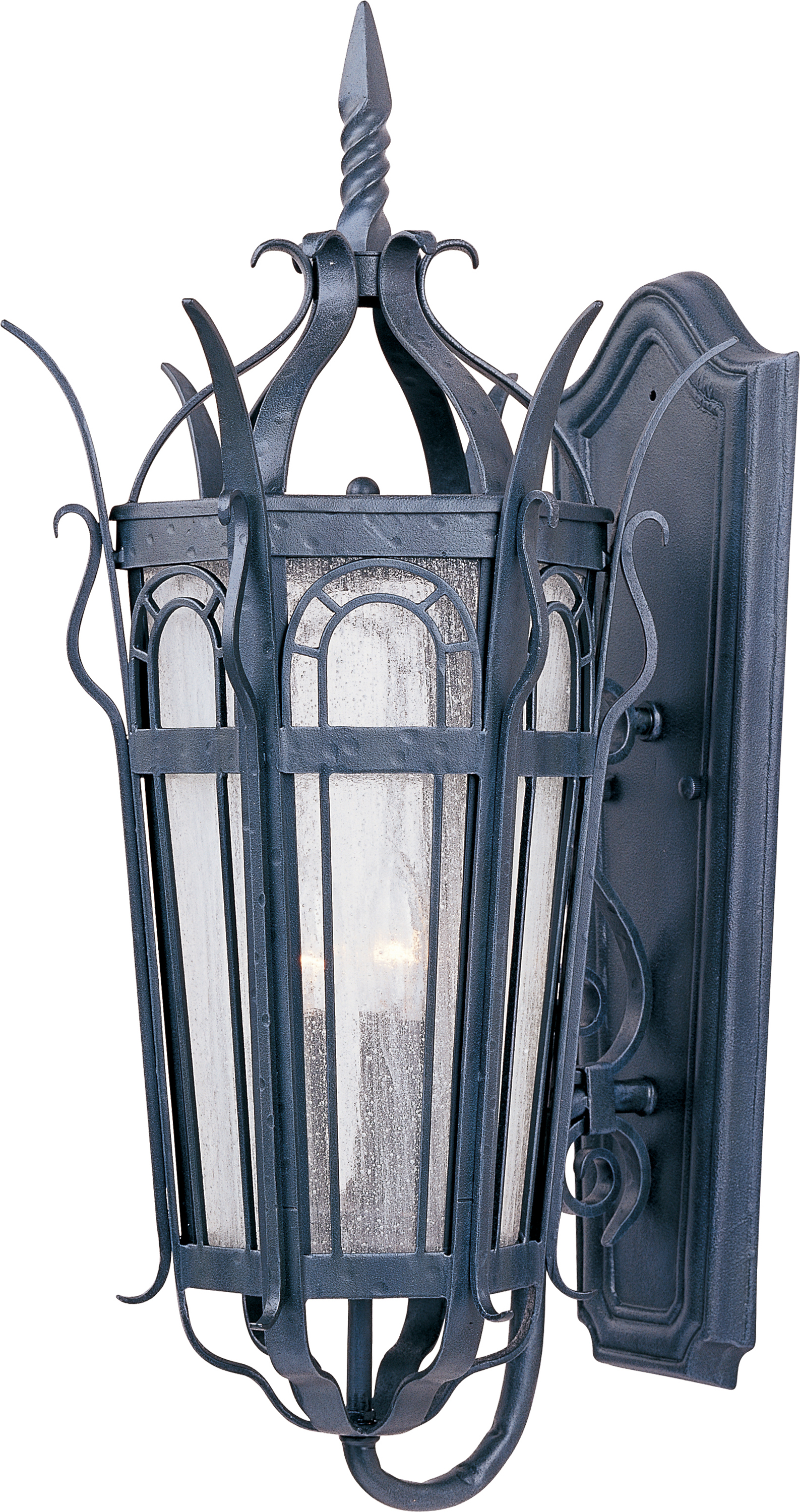cathedral 3 light outdoor wall lantern