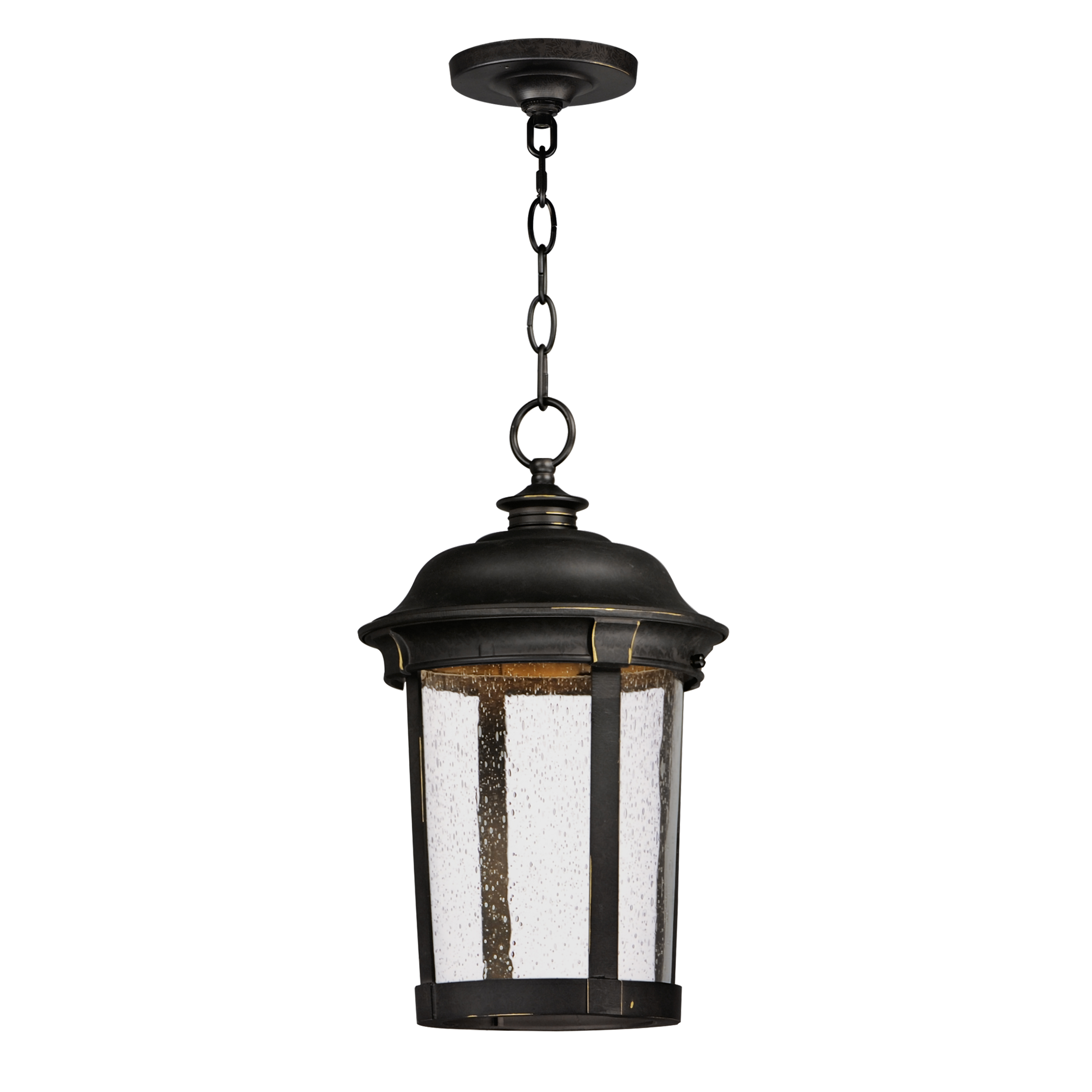 Republic 16.75-Inch 12V Outdoor Hanging Lantern in Black at Destination  Lighting