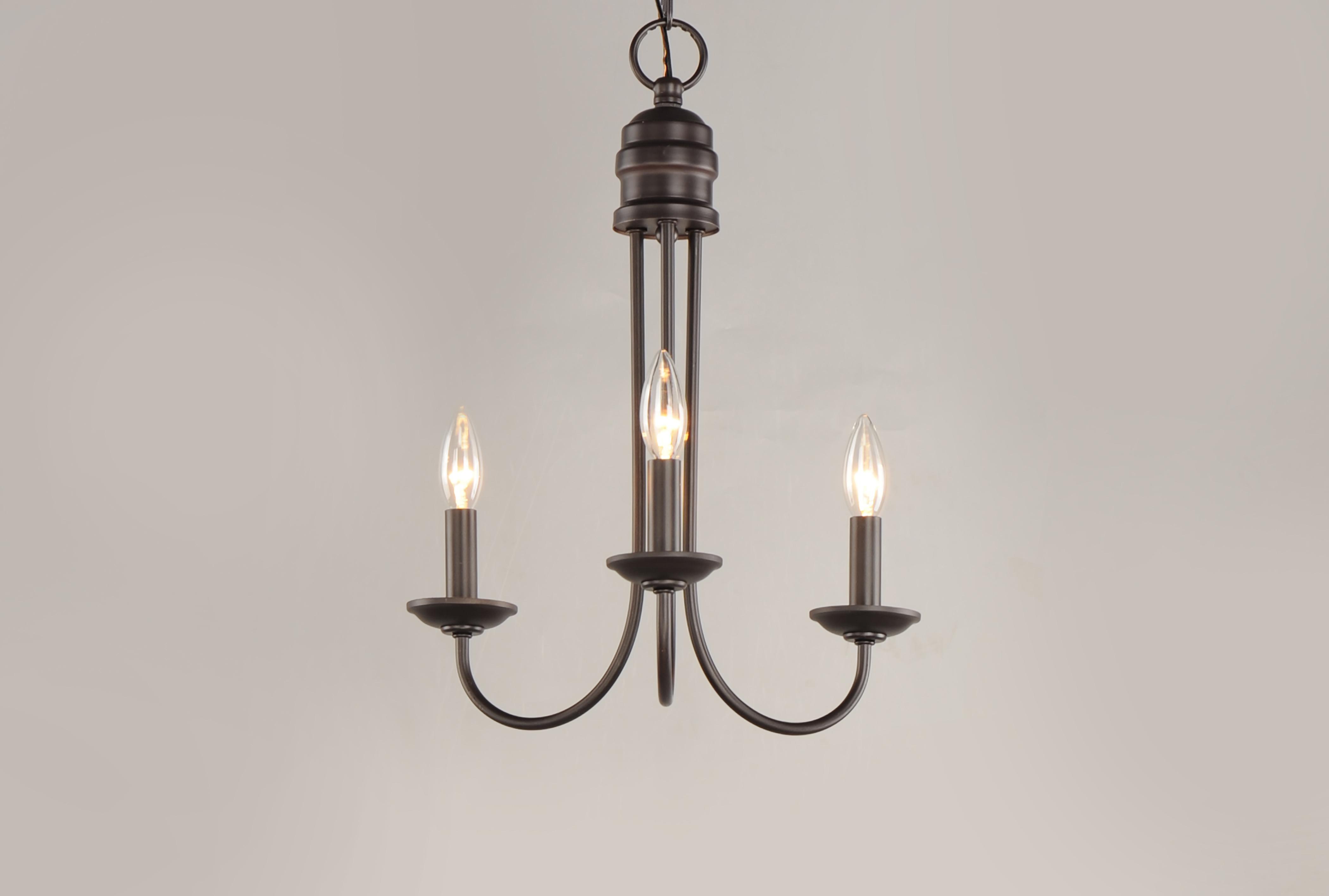 Logan 3-Light Candle Chandelier - Multi-Light Pendant