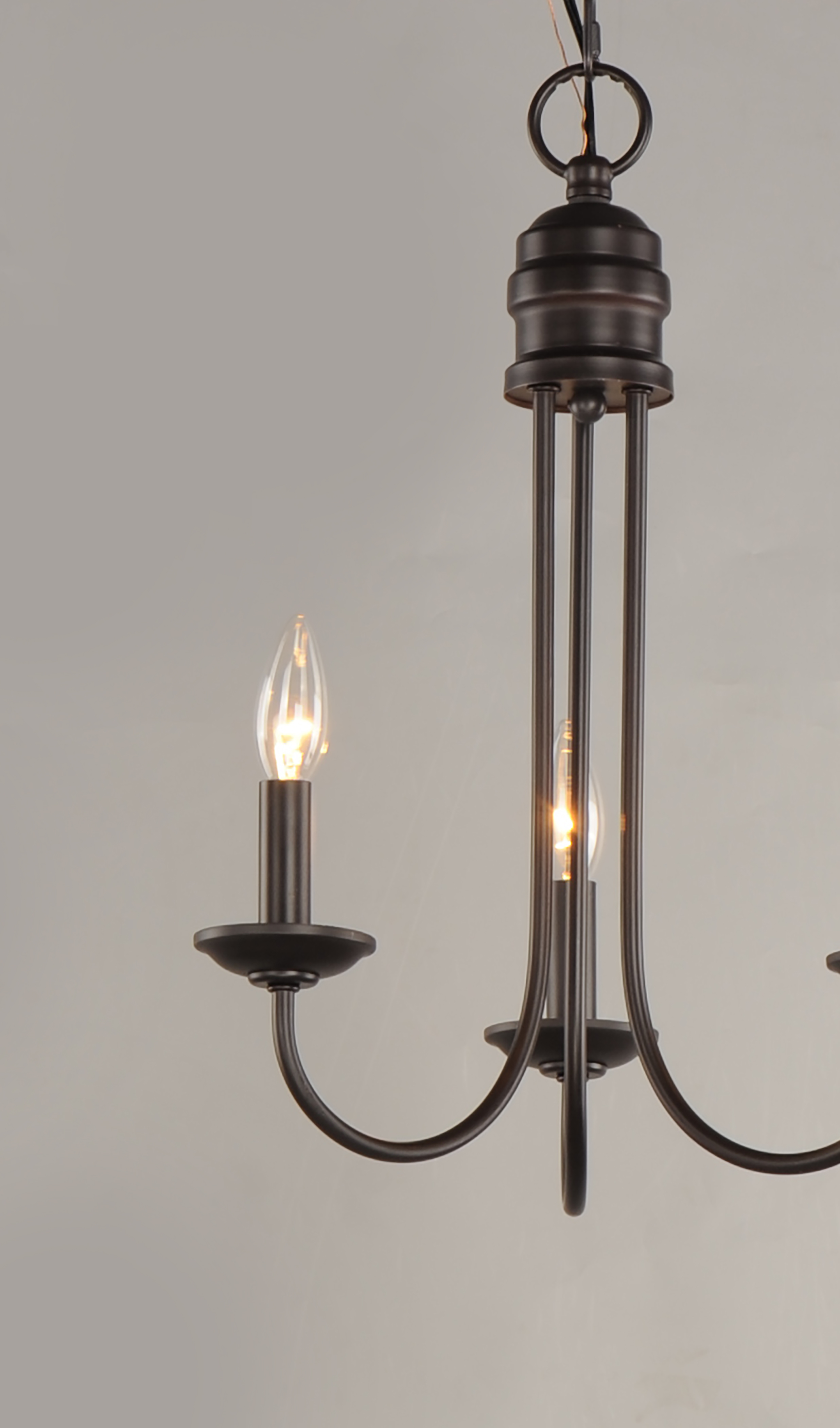 Logan 3-Light Candle Chandelier - Multi-Light Pendant