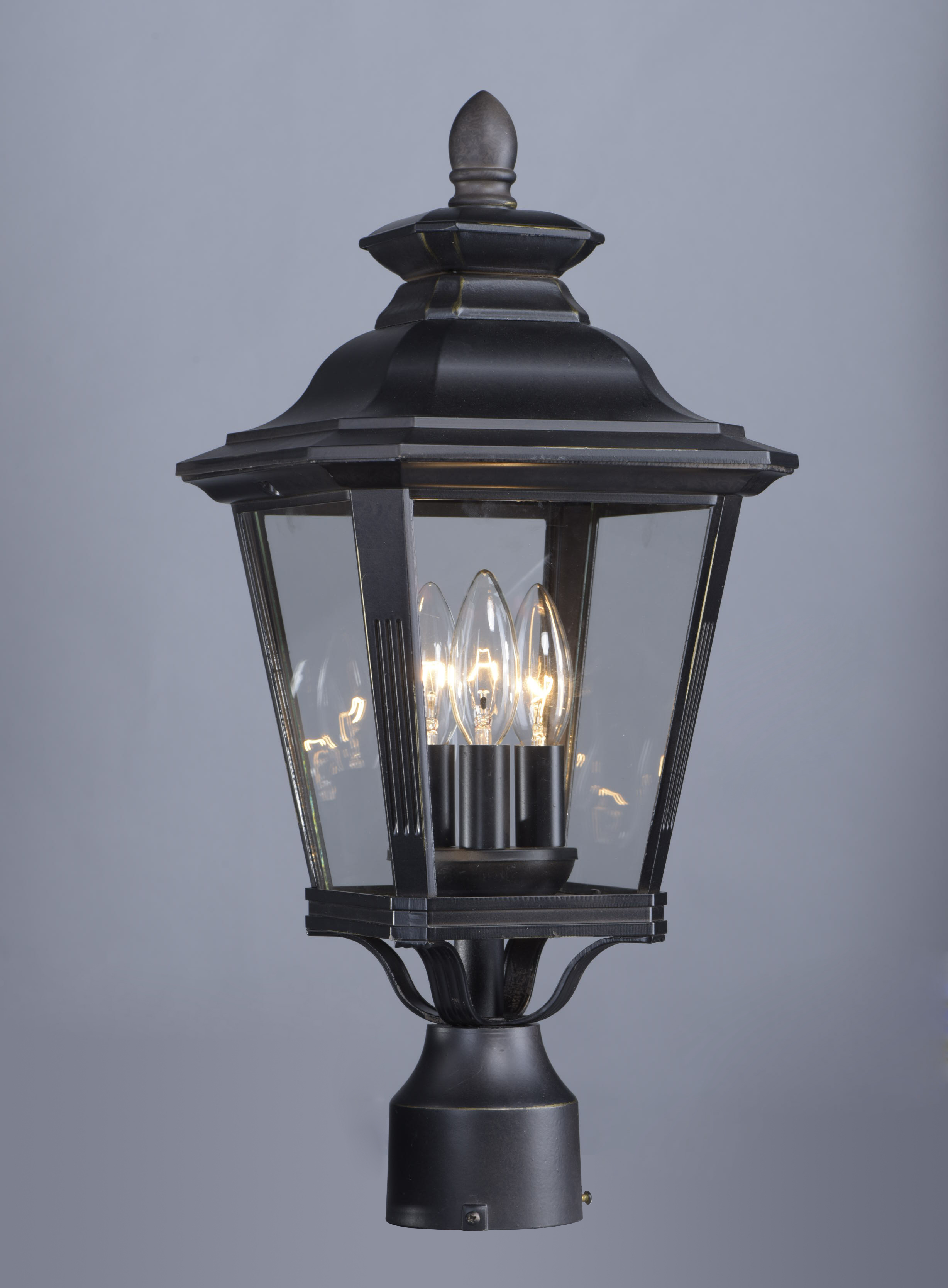 Knoxville 3-Light Outdoor Post | Outdoor | Maxim Lighting