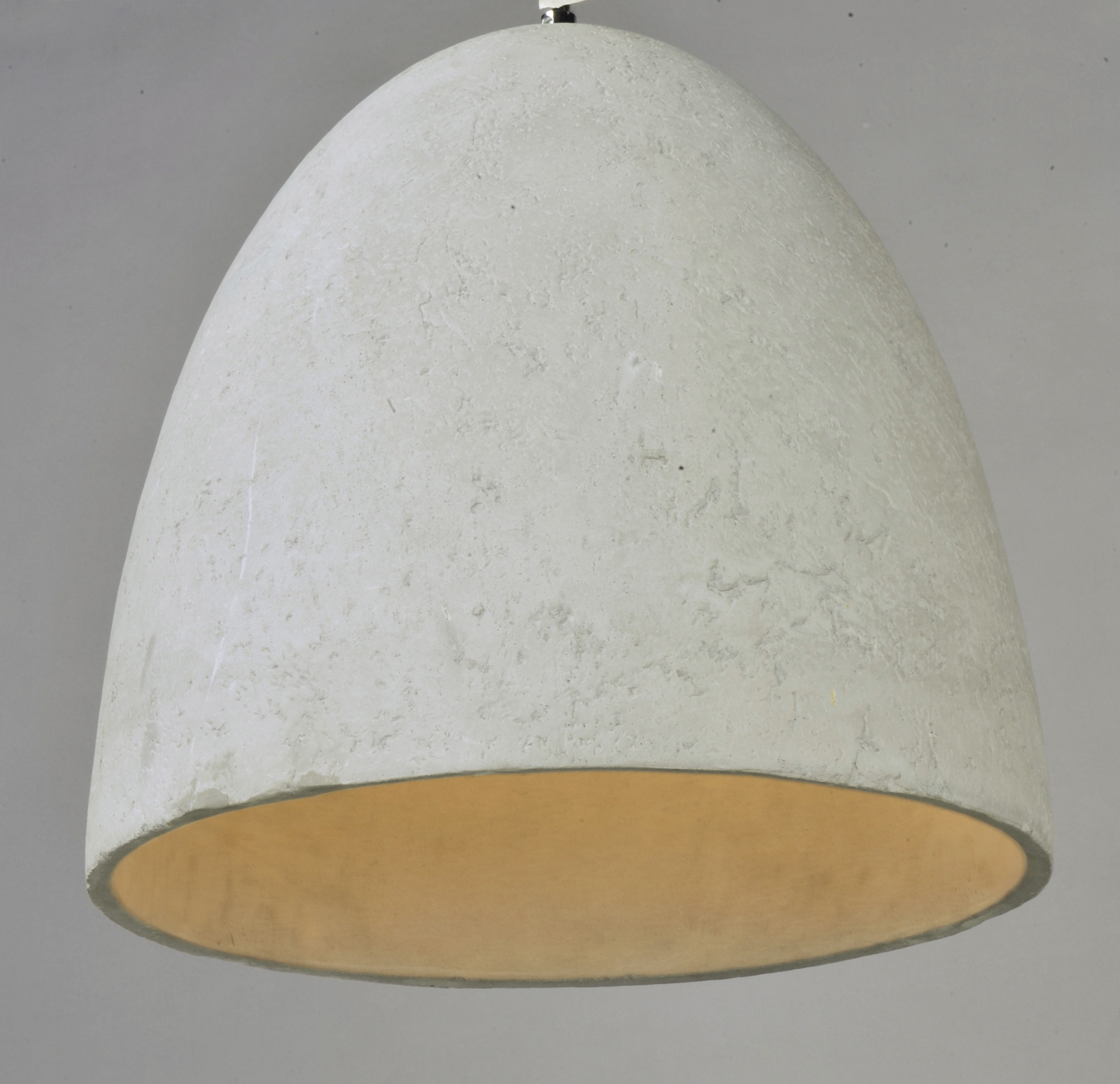 Maxim 12396GYPC Crete JA8 Compliant Unique Urban Concrete Shell LED Pendant Ceiling Light, 1-Light 16 Watt, 15"H x 15"W, Polished Chrome - 3