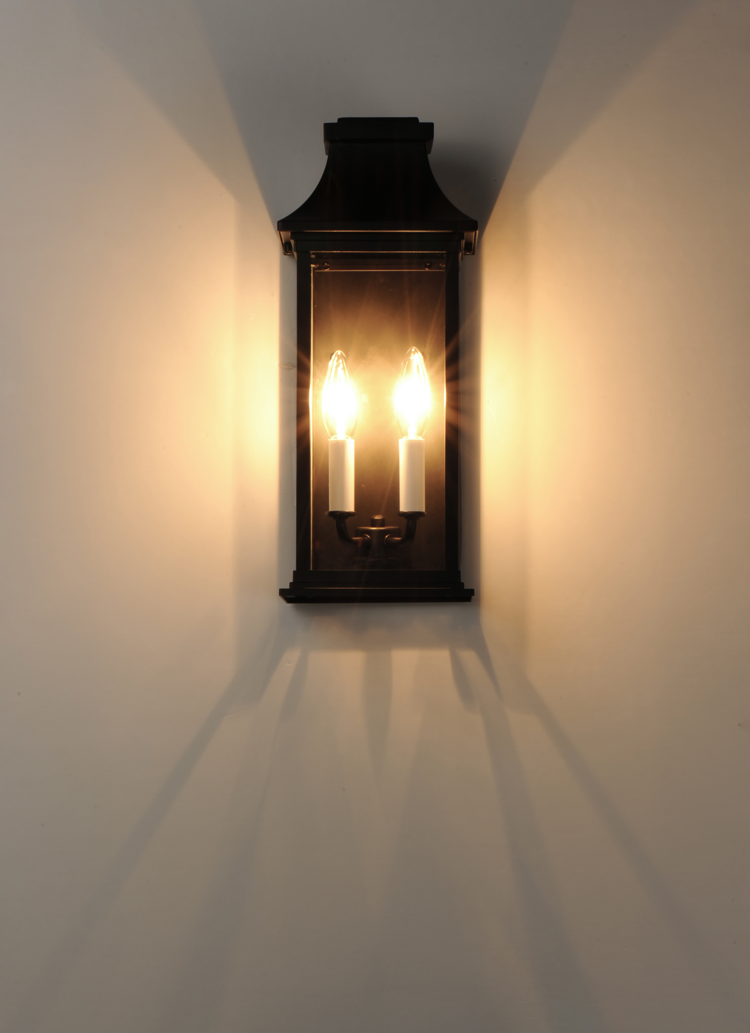 Vicksburg 2-Light Outdoor Pocket Wall Sconce