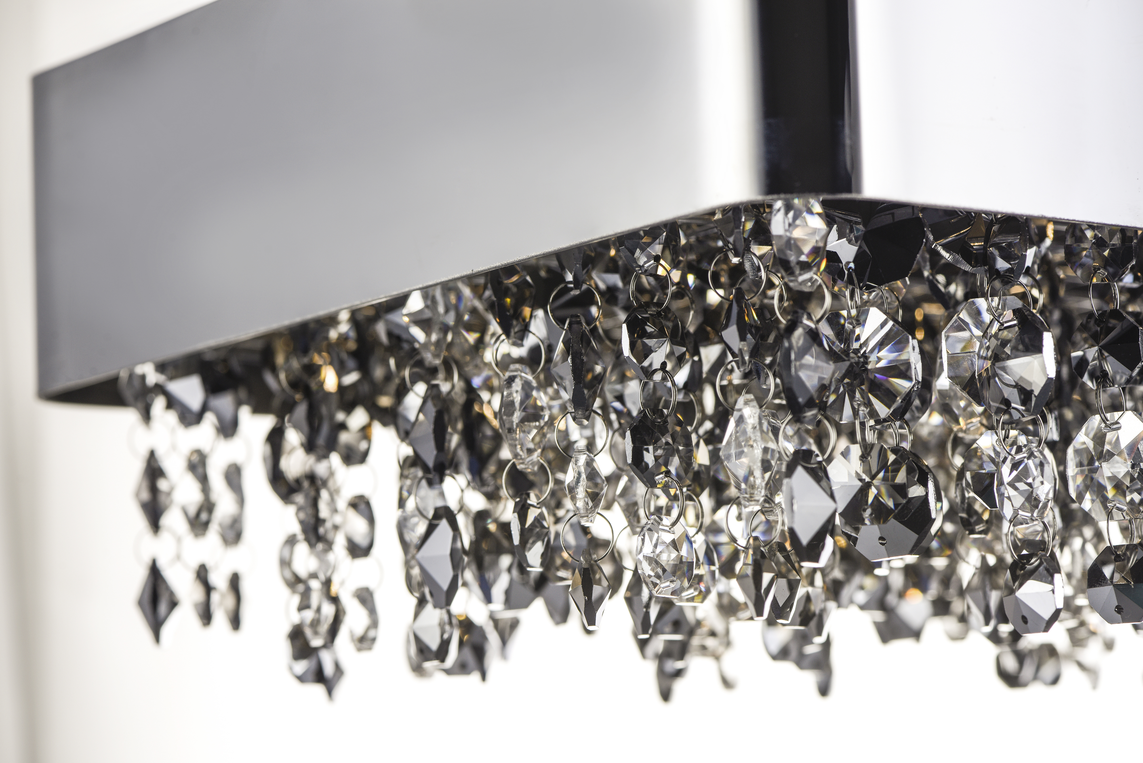 Mystic Scotch Crystal Linear Pendant Light