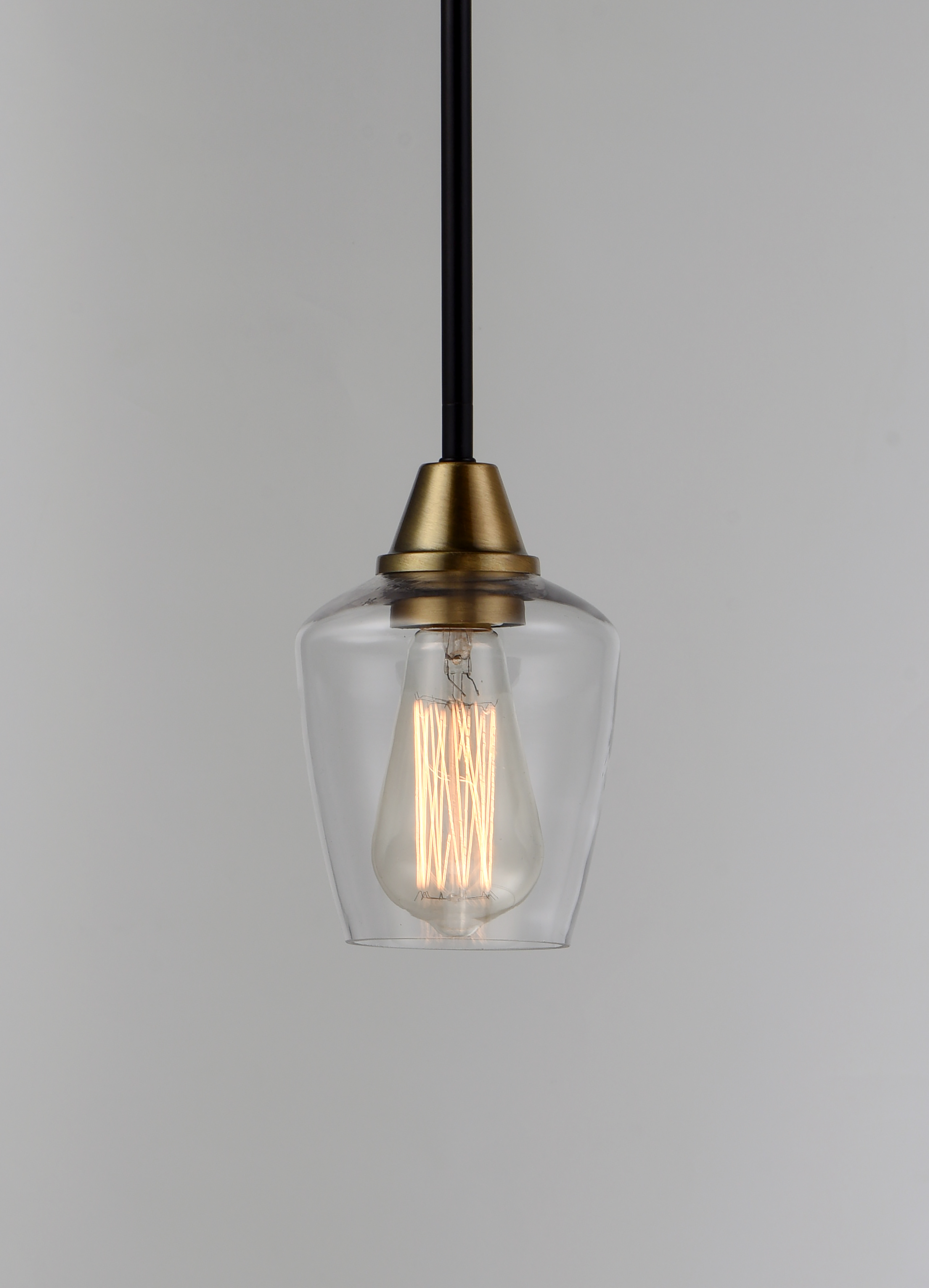 Bronze Finish Standard Dimmable Rated Lumens Dry Safety Rating Maxim 21550CLBZ Tara 4-Light Pendant Clear Glass 60W Max. CA Incandescent Incandescent Bulb Frosted Glass Shade Material 