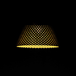 Woven 1-Light Plaster Pendant