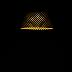 Woven 1-Light Plaster Pendant