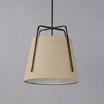 Pitchfork 1-Light Large Pendant