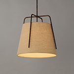 Pitchfork 1-Light Large Pendant