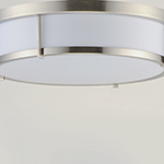 Rogue LED 1-Light Flush Mount EM Back Up