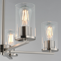 Lateral 5-Light Chandelier