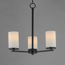 Lateral 3-Light Chandelier
