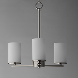 Lateral 3-Light Chandelier
