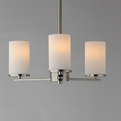 Lateral 3-Light Chandelier