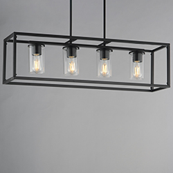 Lateral 4-Light Linear Pendant