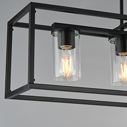 Lateral 4-Light Linear Pendant