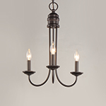 Logan 3-Light Candle Chandelier