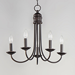 Logan 5-Light Candle Chandelier