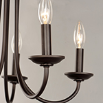 Logan 5-Light Candle Chandelier