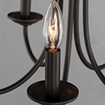 Logan 5-Light Candle Chandelier