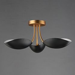 Maris 3-Light Semi Flush