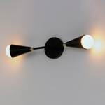 Lovell 2-Light Wall Sconce with LED Bulbs