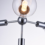Molecule 4-Light Pendant with G40 CL LED Bulbs