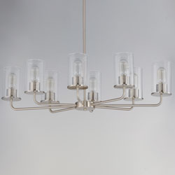 Sleek 8-Light Chandelier