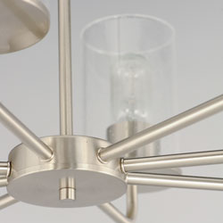 Sleek 8-Light Chandelier