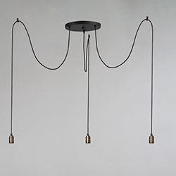 Early Electric 3-Light Pendant