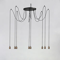 Early Electric 8-Light Pendant