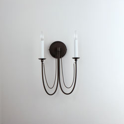 Plumette 2-Light Wall Sconce