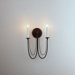 Plumette 2-Light Wall Sconce