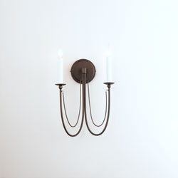 Plumette 2-Light Wall Sconce