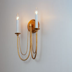 Plumette 2-Light Wall Sconce