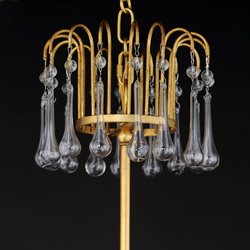 Plumette 8-Light Chandelier w Crystal