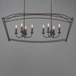 Plumette 8-Light Linear Pendant