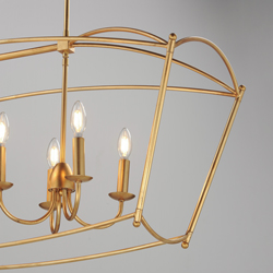 Plumette 8-Light Linear Pendant