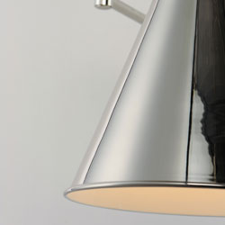 Library 1-Light Wall Sconce Horizontal Swing Arm