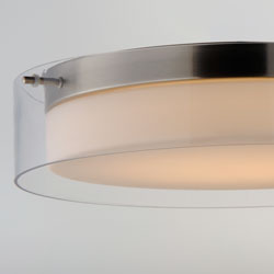 Duo 16'' Round LED Flush Mount