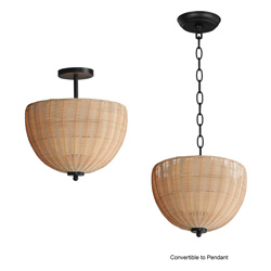 Maldives 2-Light Semi Flush/Pendant