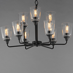 Hudson 9-Light Two-Tier Chandelier
