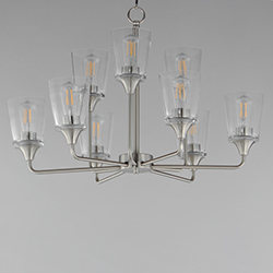 Hudson 9-Light Two-Tier Chandelier