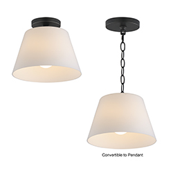 Hudson 1-Light Semi-Flush Mount/Pendant