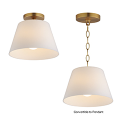 Hudson 1-Light Semi-Flush Mount/Pendant
