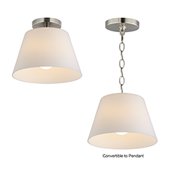 Hudson 1-Light Semi-Flush Mount/Pendant