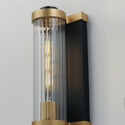 Opulent 1-Light Outdoor Wall Sconce