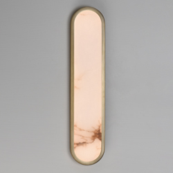 Plinth 24" LED  Alabaster Wall Sconce