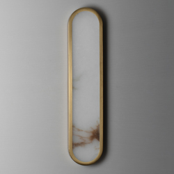 Plinth 24" LED  Alabaster Wall Sconce