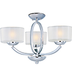 Elle 3-Light Semi-Flush Mount/Chandelier